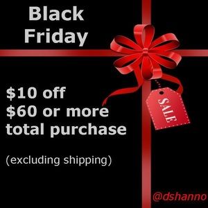 Black Friday Sale valid thru Sunday